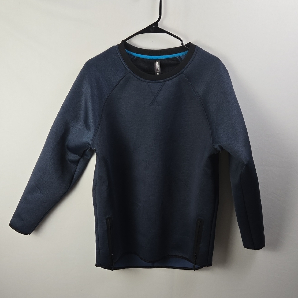 Brandblack Future Legends Mens Sz M Long Sleeve Pullover Navy Blue Akira Casual